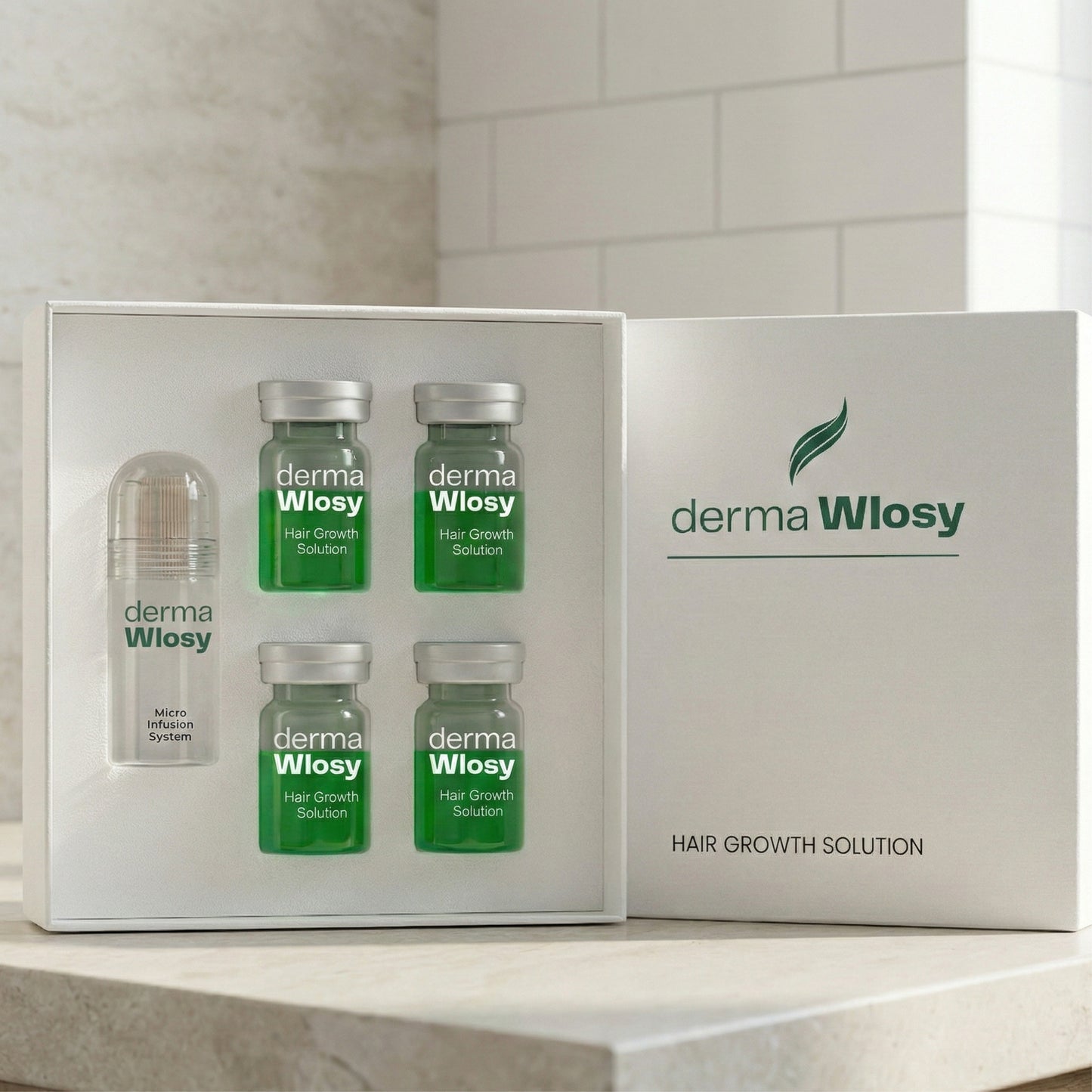 DermaWłosy System Mikro-Infuzji do Odrostu Włosów